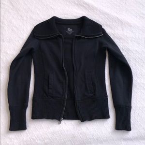 NWOT Zip Up Knit Blazer